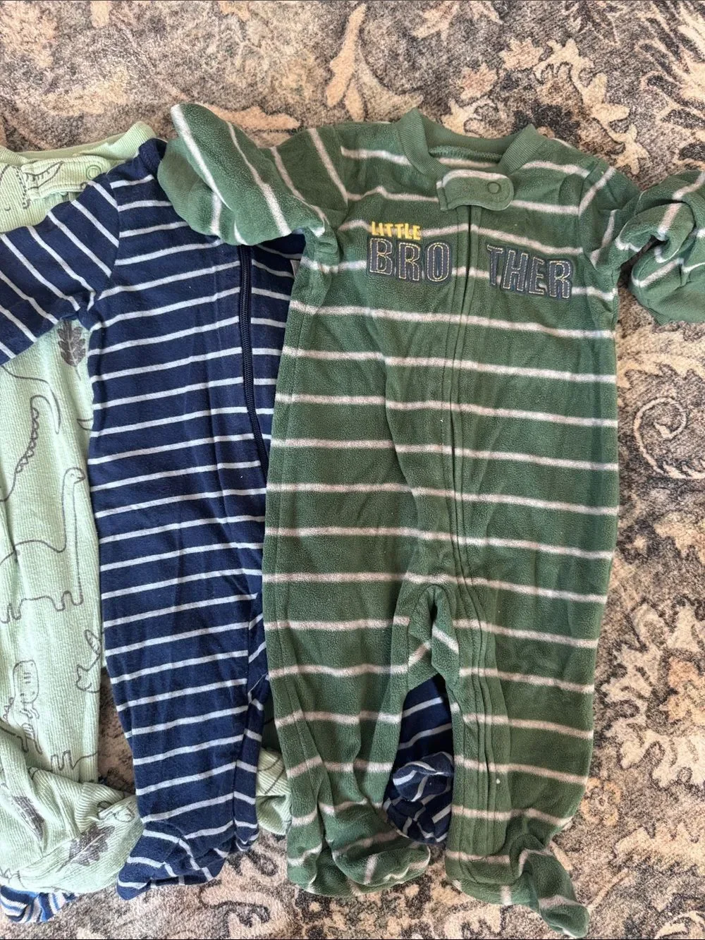 Bundle of 12 Baby Footed PJs
